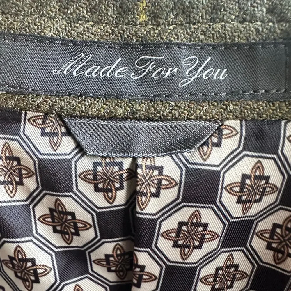 Indochino Olive Windowpane Wool Blazer Sport Coat Made For You Custom Tailored